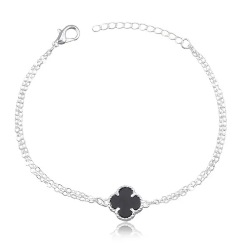Pulseira Dupla Trevo