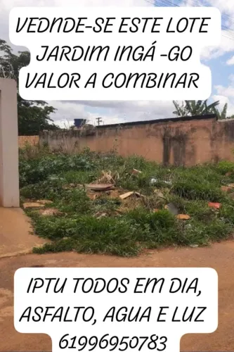 LOTE NO ENTORNO DE BRASÍLIA,JARDIM INGÁ GO
