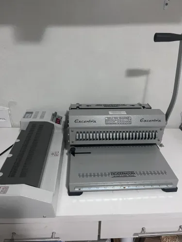 Encadernadora + Plastificadora + Kit Completo | Tudo Novo!