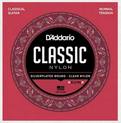 Encordoamento Para Violão Nylon D'Addario Classic EJ27N