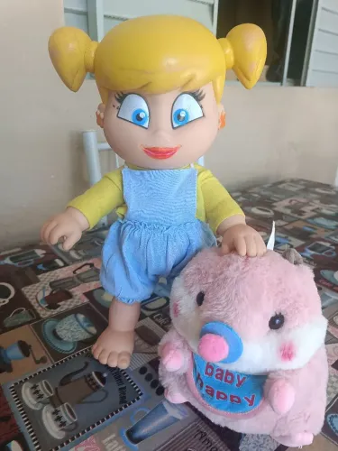 Lote uma pelúcia e uma Xuxa grande 