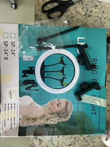 Ring Light 14? LED com 3 Suportes Celular - Nova Nunca Usada
