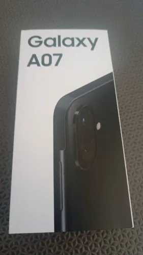 Celular Samsung Galaxy A07 256GB, 8GB, Câm. 50MP, Tela 6.7" - Preto  LACRADO