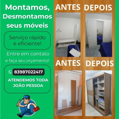 MONTAGEM E DESMONTAGEM DE MOVÉIS