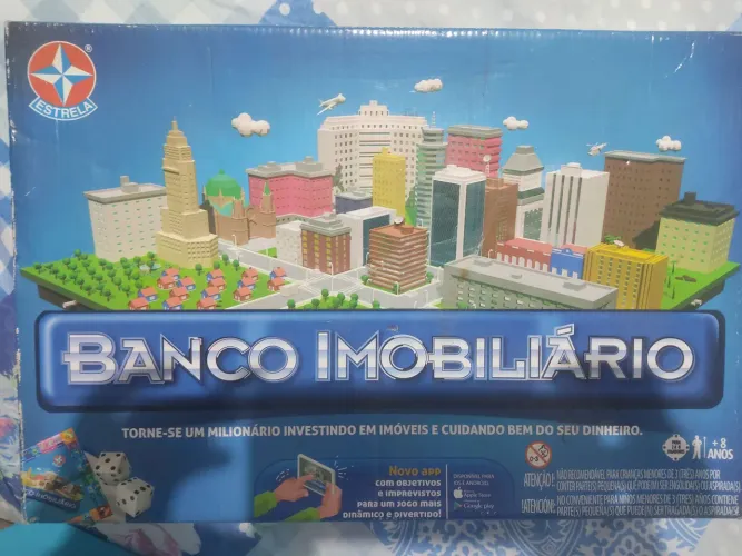 Jogo banco imobiliário da estrela