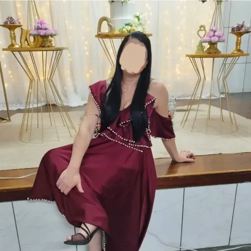 Vestido de Festa em Seda com Pérolas
