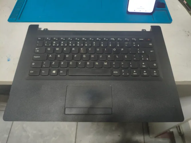 Carcaça Base Superior base do teclado Notebook Ideapad 110-14ibr Cor Preto