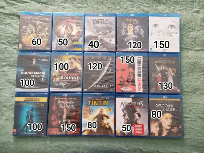 Filmes em BLURAY LACRADOS