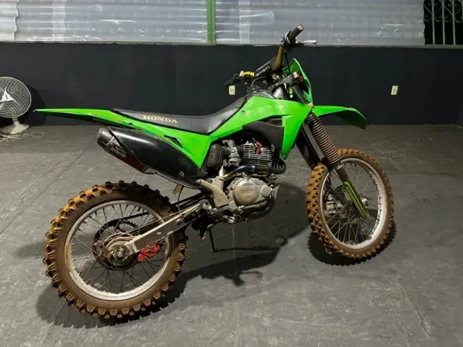 Moto De Trilha CRF 230F 2015 Verde