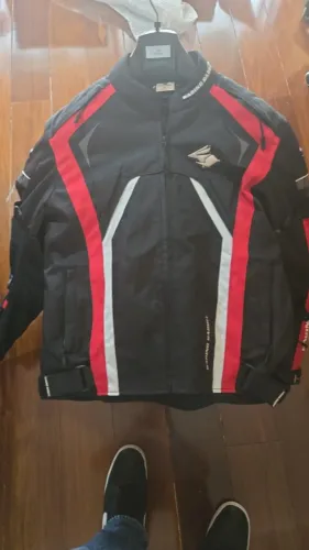 Jaqueta - Racing Rabbit HAWKER PRO, tamanho G, na combinação preta/vermelha/branca