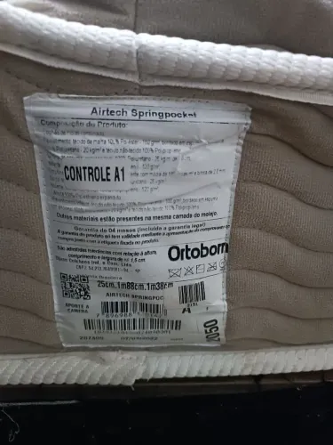 Colchão e cama box