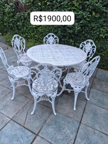 Bancos de ferro jardim