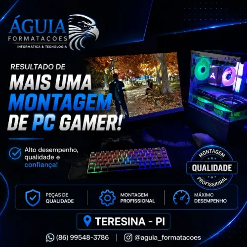 Reparo de PC Gamer em Teresina | Montagem, Upgrade e Manutenção