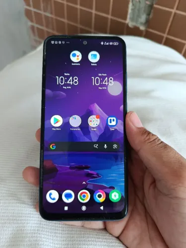 Poco M5s 128GB / 6GB RAM Funcionando - Tela Trincada