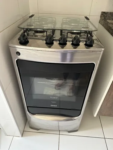 Fogão Consul Inox 4 bocas