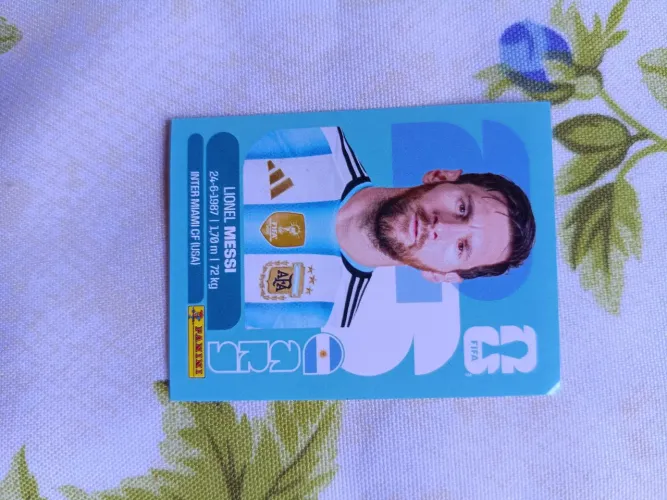 Figurinha do Messi normal