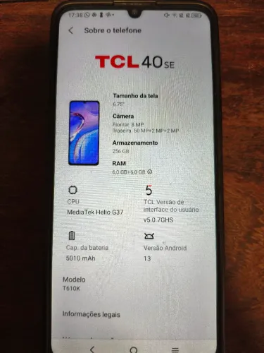 TCL 40 SE T610K - 256GB