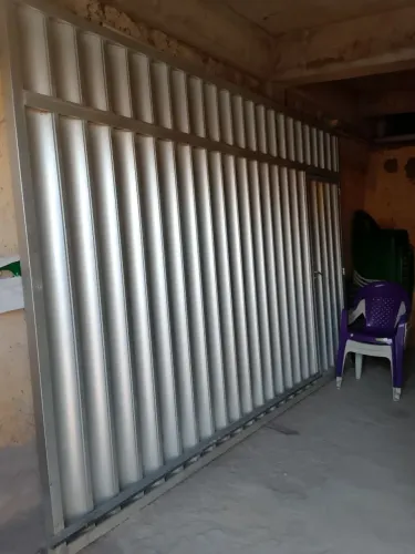 Portao de aluminho seme nove medidas360largura por 250 de altura conportao social acopldo