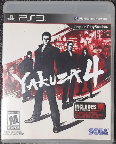 Yakuza 4 ps3 semi-novo