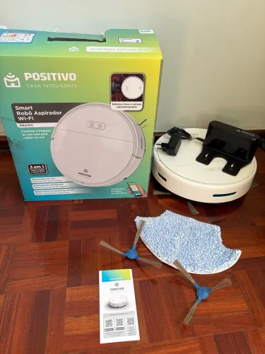 Robô Aspirador Positivo PRA100 - Semi Novo | Completo