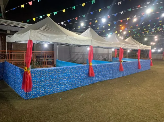 Locação de barracas de festa junina barraquinhas 