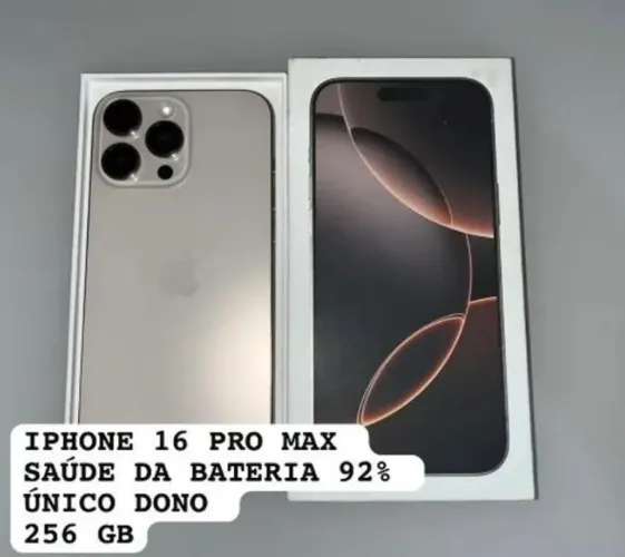 IPHONE 16 Pro Max/256gb/Gold/chip virtual!