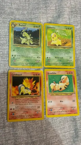 Cartas Pokémon Neo Genesis 1ª edição