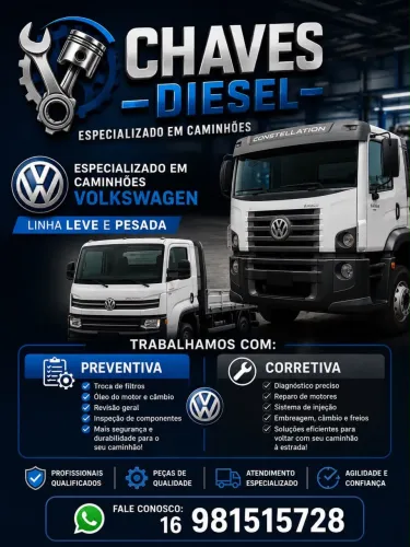 Mecânico diesel a domicílio