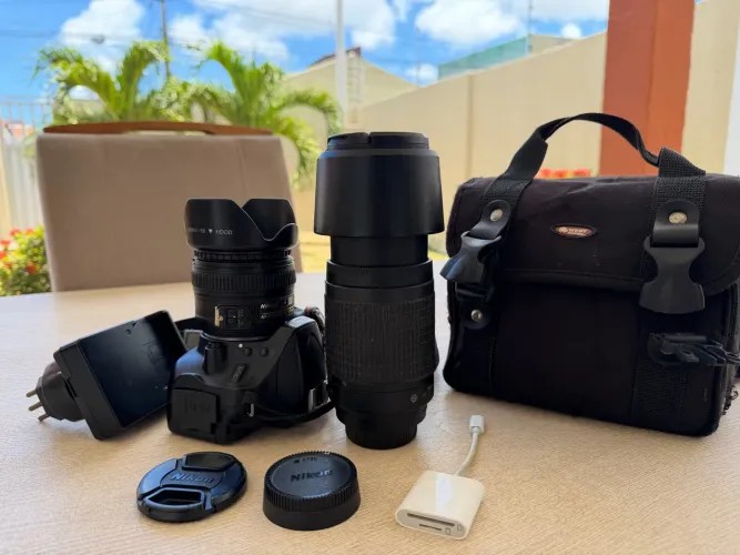 ? Nikon D5100 + 2 Lentes | Kit Fotográfico Completo!