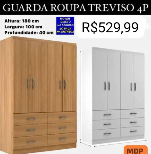 Guarda roupas solteiro 