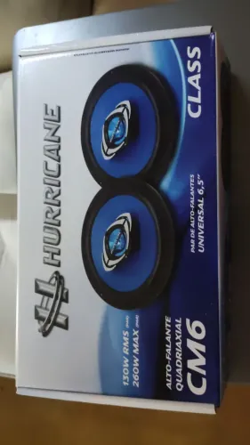 Par de auto falante Hurricane 6.5 polegadas