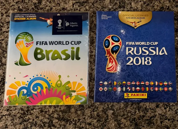 Álbuns copa do mundo Completos (impecável)
