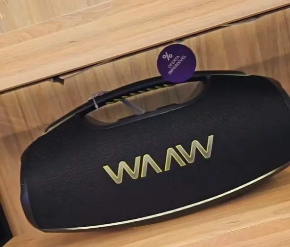 Caixa de som WAAW by ALOK Hyperboom 1000 preto 180w