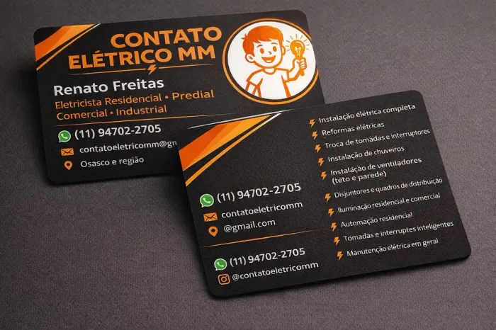 Eletricista residencial predial comercial e industrial 