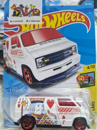 HOT WHEELS 2021 - TREASURE HUNT CUSTOM '77 DODGE VAN - COPAS