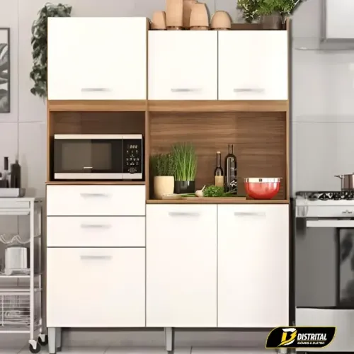 Kit Cozinha Harmonia 6 Portas 2 gavetas Pronta Entrega
