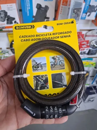 Cadeado para Bicicleta Com Senha - Entrega Grátis
