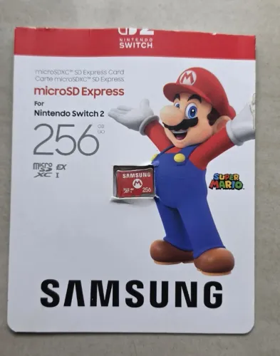 Micro SD Express Samsung 256Gb - Ideal para Nintendo Switch 2