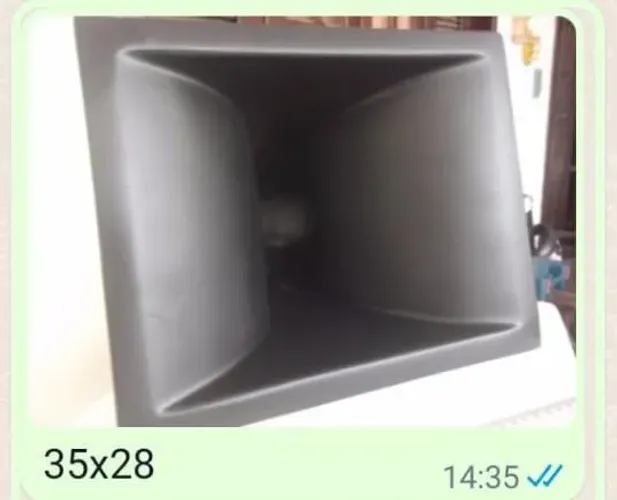 Cornetas em fibra de vidro 