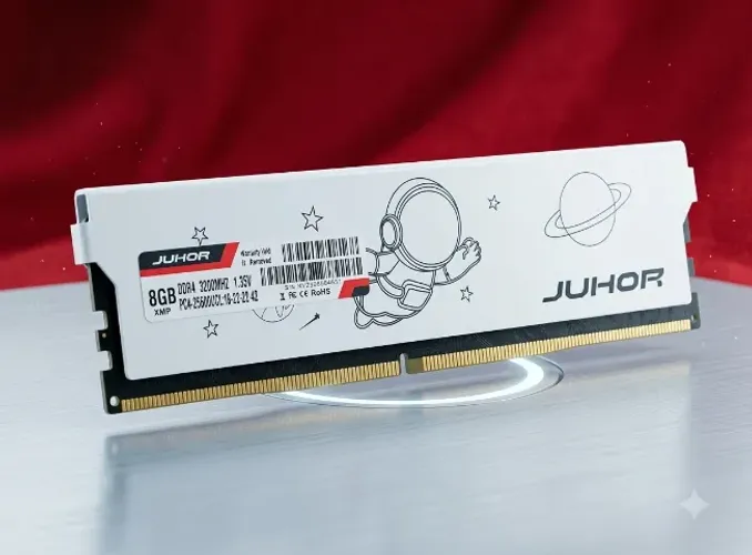 Memória Juhor 8GB DDR4 3200MHz - Branca