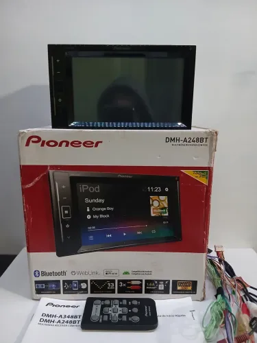 Central multimidia pioneer DMH-A248BT e camera de re 