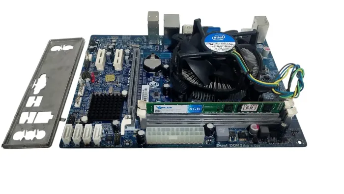 Kit ecs h61mir3 , Intel Celeron g545 2.50ghz , cooler, 4gb ddr3