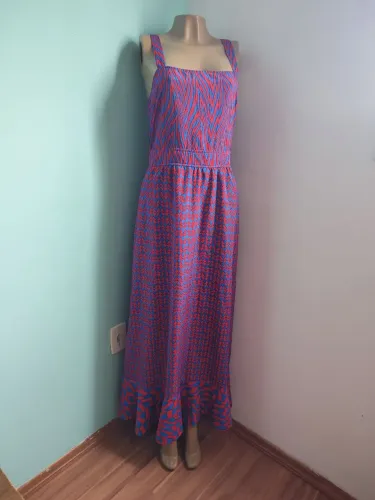Vestido longo colorido 