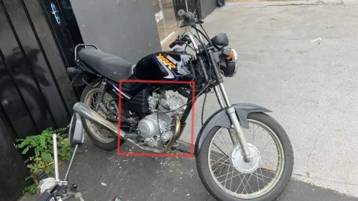 Vendo motor ybr 125cc partida elétrica funcionando. Sem nota 