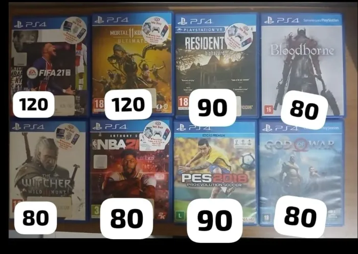 Jogos Play 4