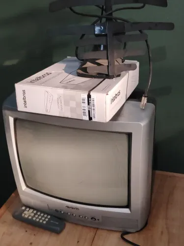 Tv, antena e conversor digital