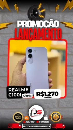 realme c100i 4/256g baixou