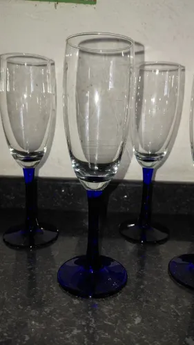Conjunto 4 taças de champanhe