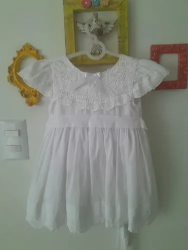 Vestido Batizado Renda