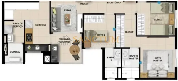 apartamento - Chácara da Barra - Campinas
